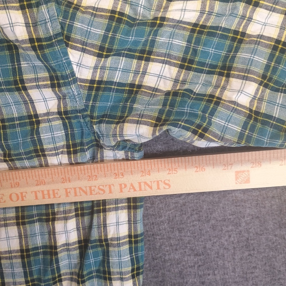 Carhartt Midweight Chambray Shirt Mens Size XL Dark Gray Plaid Pockets S254 - Picture 8 of 10